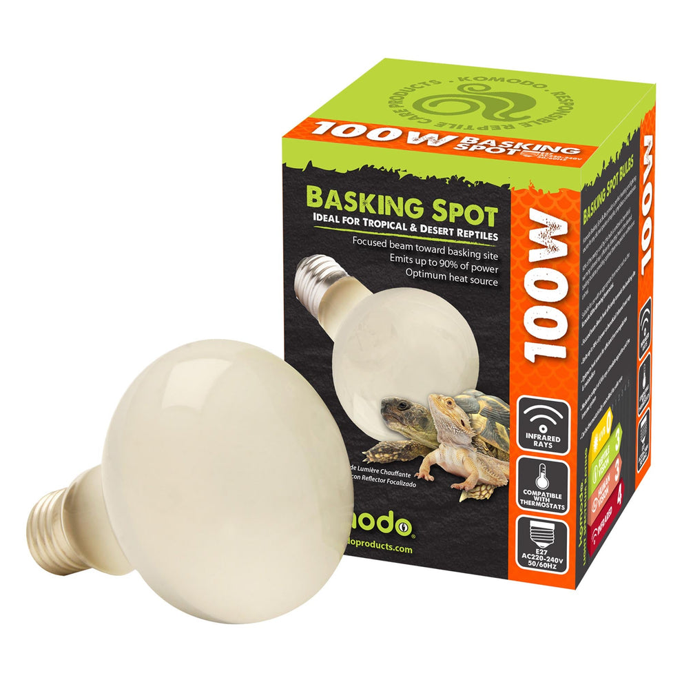 Basking Spot Bulbs | Focused Heat & Light for Reptiles – Komodo Reptile ...