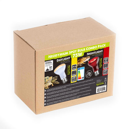 Neodymium Daylight & Nightlight Spot Bulbs Combo Pack